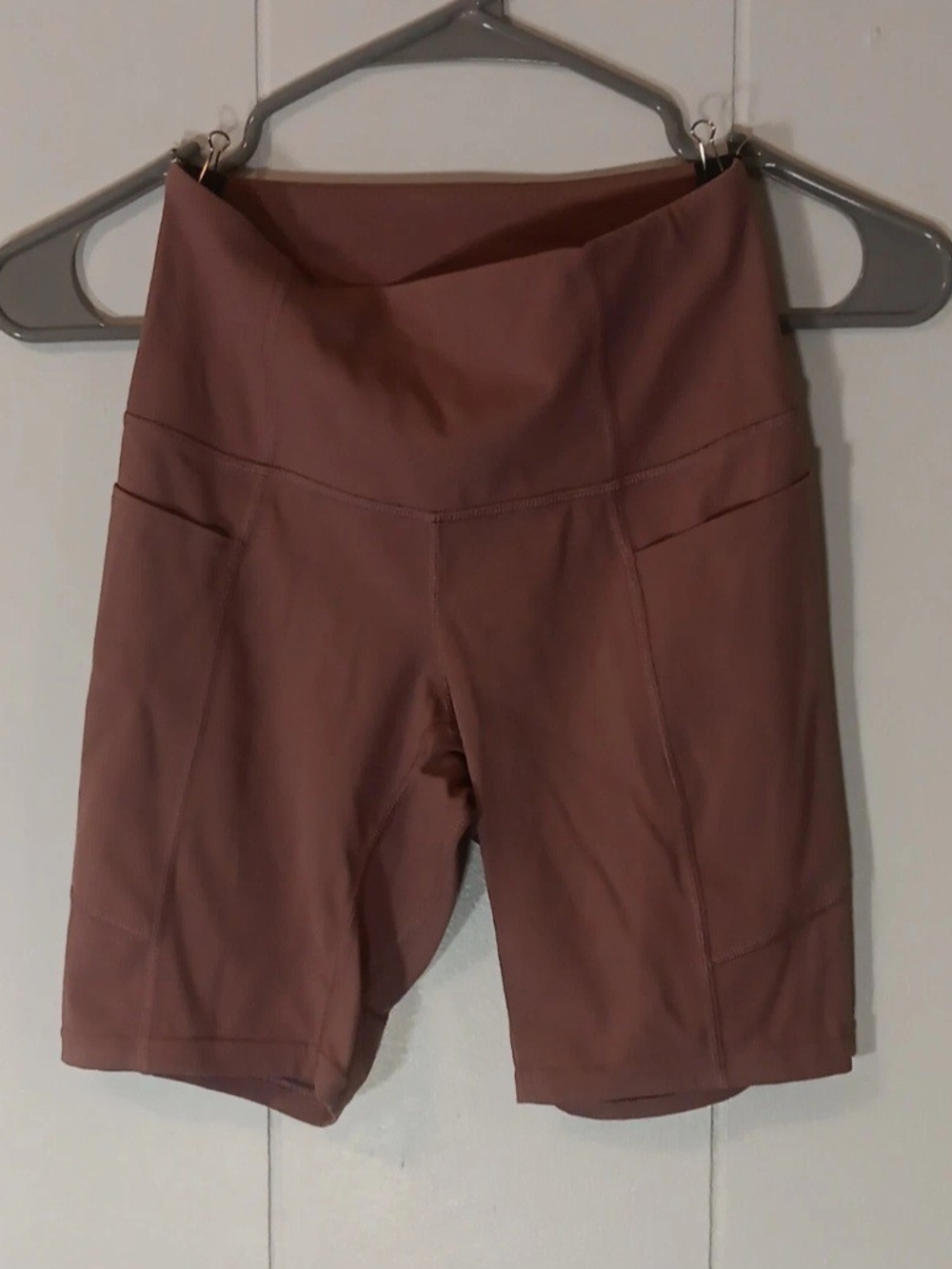 Patagonia Womens Bike Shorts in Mauve Brown